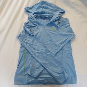 Puma long sleeve hooded top